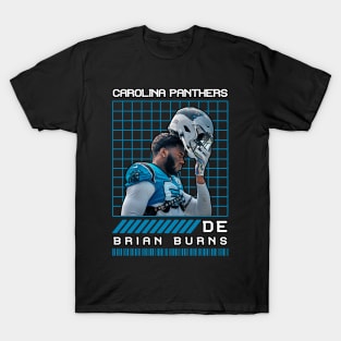 BRIAN BURNS - DE - CAROLINA PANTHERS T-Shirt